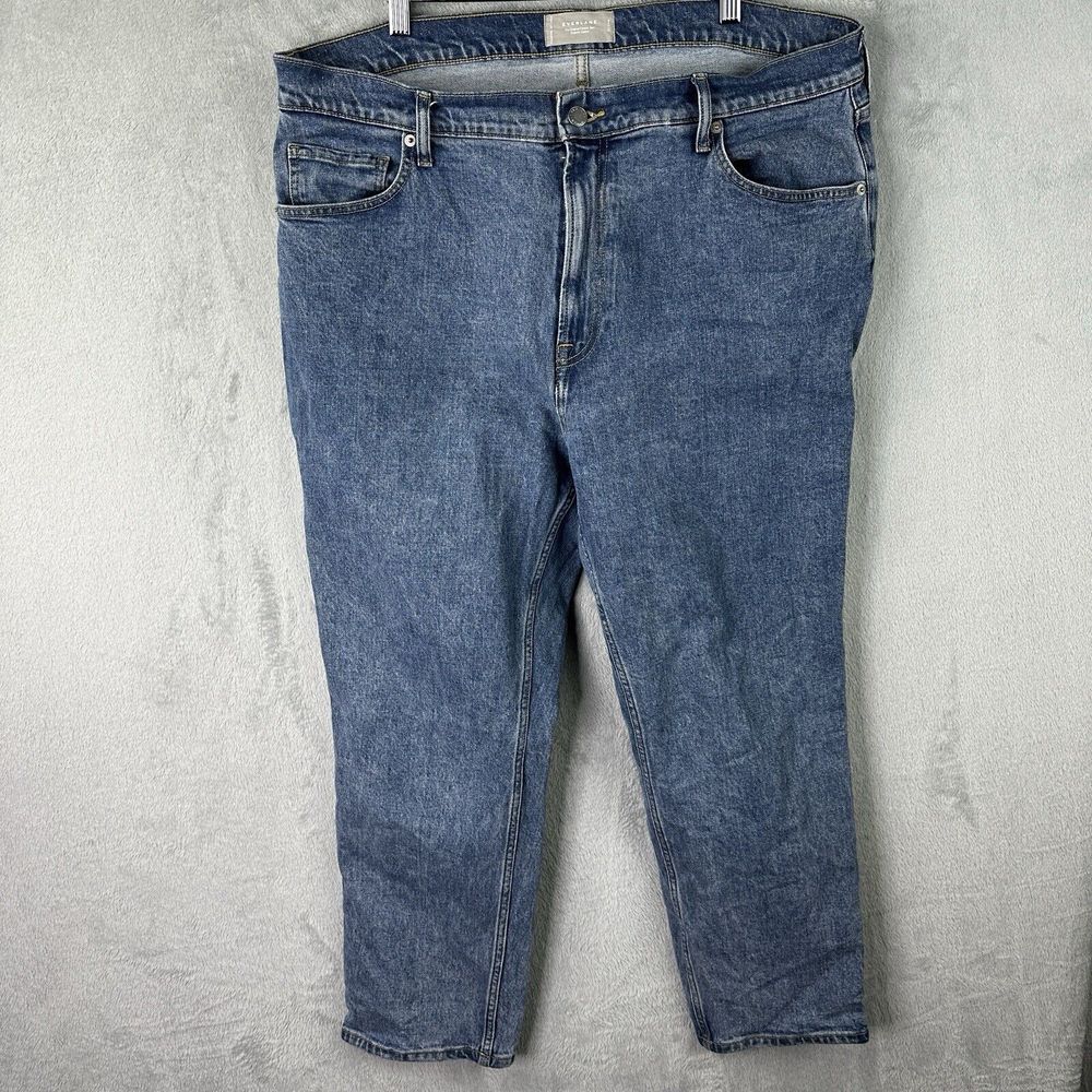 Everlane Original Cheeky Jeans Womens Organic Cotton Blue Crop Denim Size 34